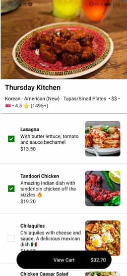 Uber eats clone (Android)